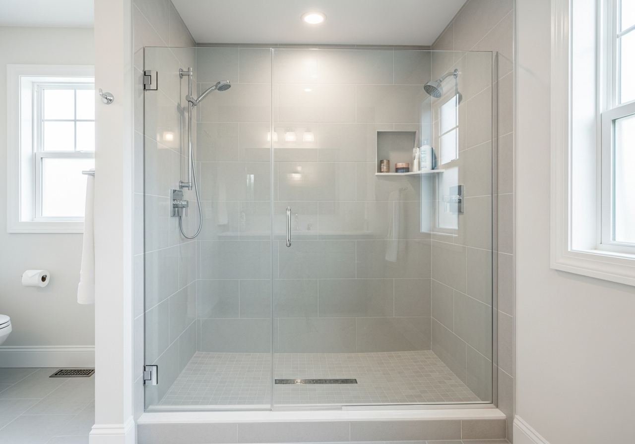 Tub-to-Shower Conversion
